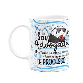 Caneca Flork Profissões - Sou Advogada - M3