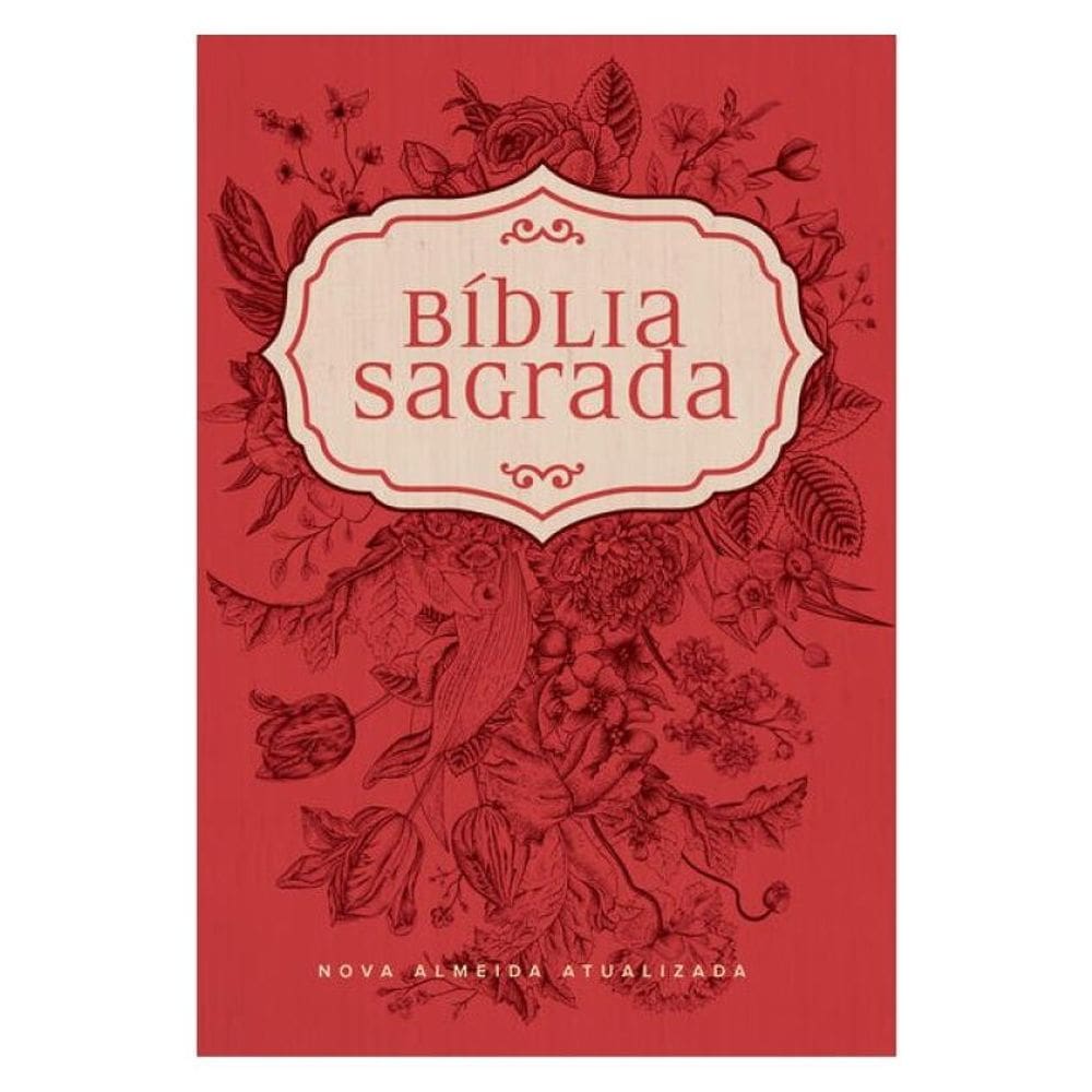 Bíblia Naa Flores Vermelhas