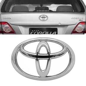 Emblema Porta Malas Toyota Corolla 2009 Até 2017 Cromado