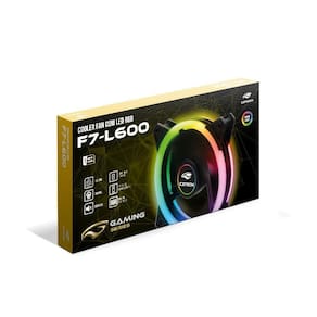 Kit Cooler Fan Rgb L600 C Fita Led E Controlador C Garantia