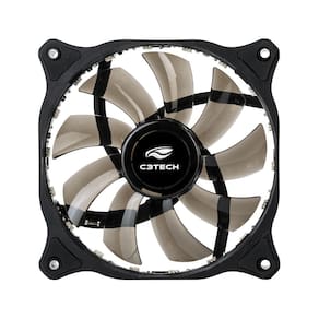 Cooler C3TECH para Gabinete F9-L150RGB 3 pinos 12cm colorido