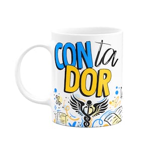 Caneca Profissões - Contador - 325ml - Branca