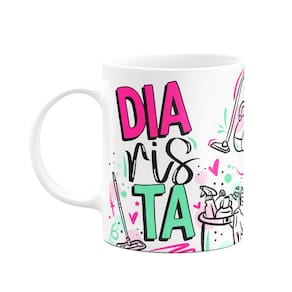 Caneca Profissões - Diarista - 325ml - Branca - M2