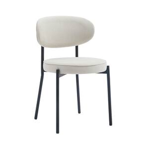 Cadeira para Sala de Jantar 80x51x53,5 Cm Off White