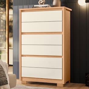 Comoda 6 Gavetas Moreira Sales Freijo Off White