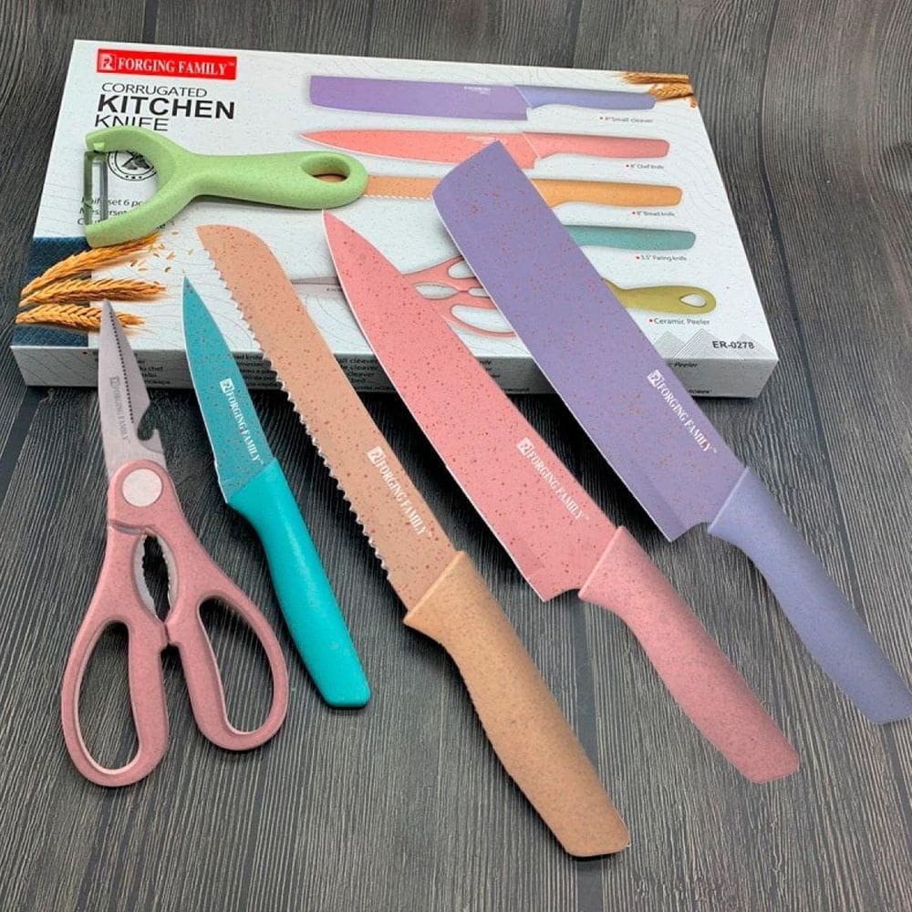 Kit Coloridas Para Churrasqueiro Colours Top Com 6 Peças