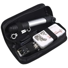 Kit Ferramentas Bicicleta Chaves Bomba De Ar Remendo Pneu