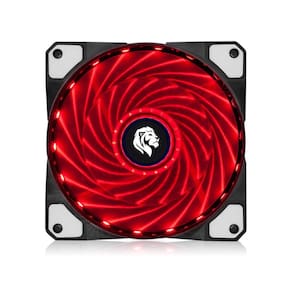 Cooler Hayom Fc1300 Fan Vermelho Estático 12X12Cm
