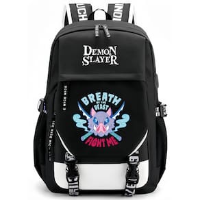 Mochila beibao3 College Style Demon Slayer Inosuke PU Leath