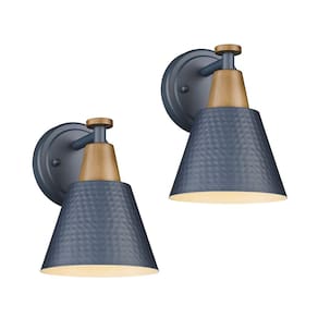 Arandelas de parede FEMILA de 1 luz para banheiro, conjunto de 2