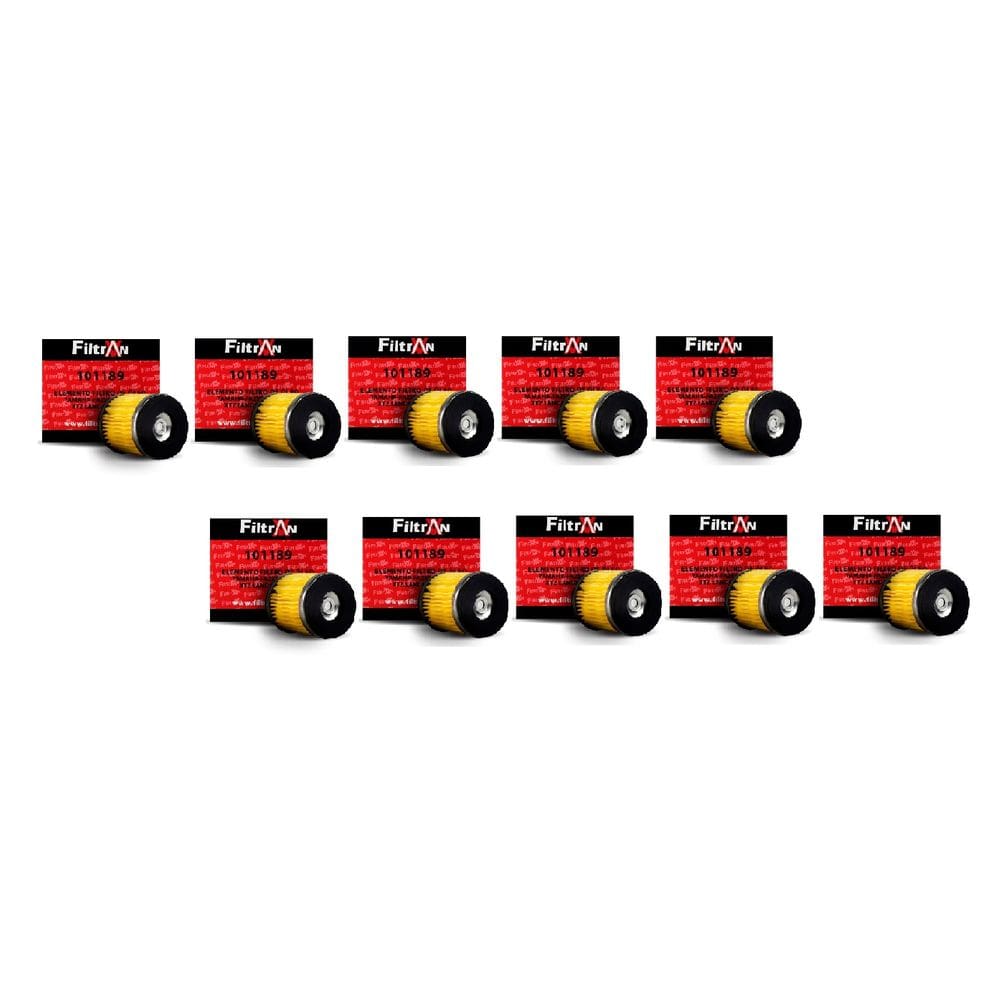 Kit Com 10 Filtros De Oleo Fazer 250 Yfm 2008 Lander Wrf 250 X-Max 125 Yz 250 Crypton 115 Yfz 2008