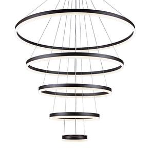 Lustre Pendente Sindora DCD03093 Preto Led Bivolt