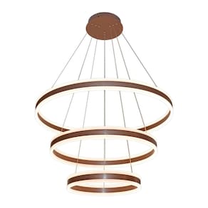 Lustre Pendente Sindora DCD03003 Marrom Led Bivolt