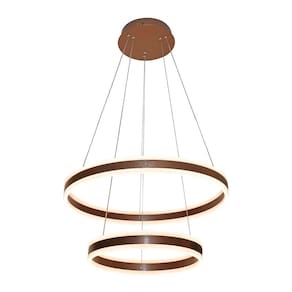 Lustre Pendente Sindora DCD03001 Marrom Led Bivolt