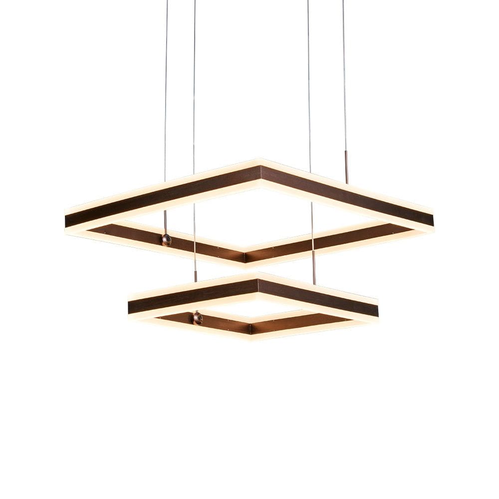 Lustre Pendente Sindora DCD03046 Marrom Led Bivolt