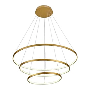 Lustre Pendente Sindora DCD015002 Dourado Led Bivolt