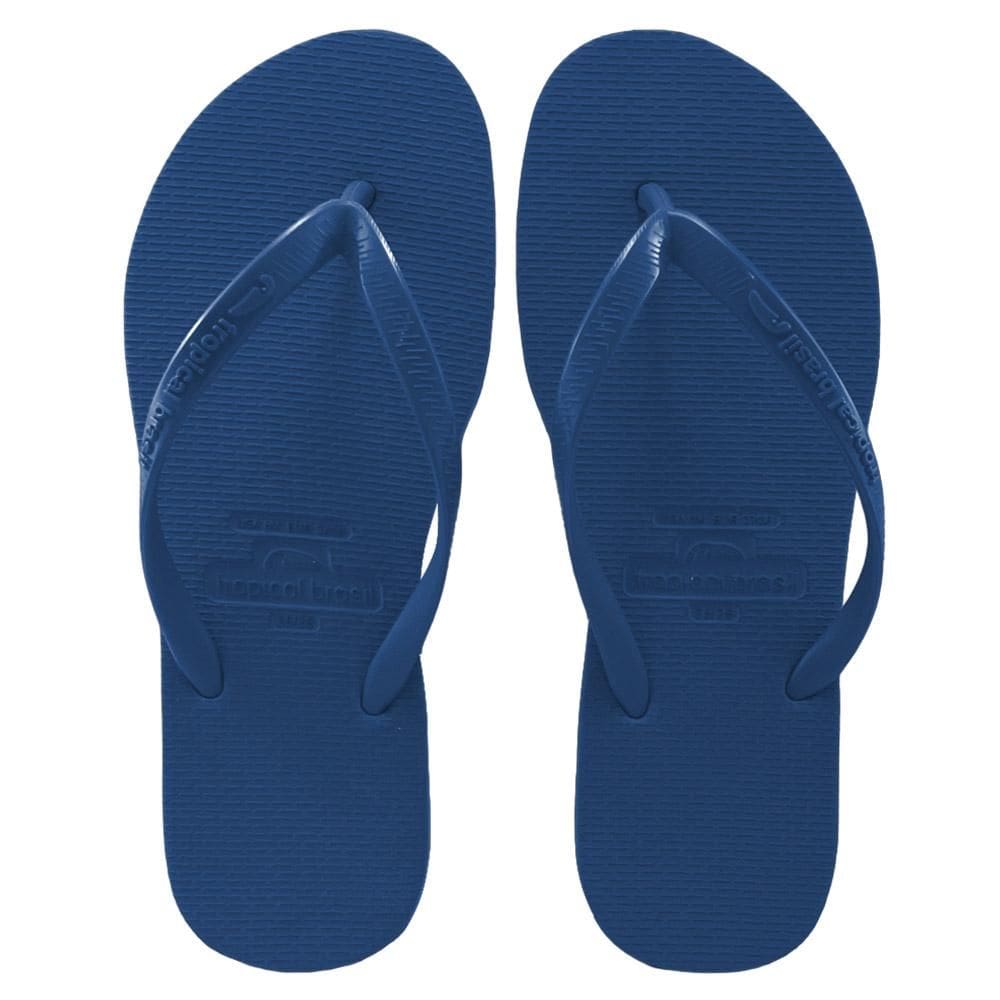 Chinelo Azul Jeans 37/38 Tropical Brasil