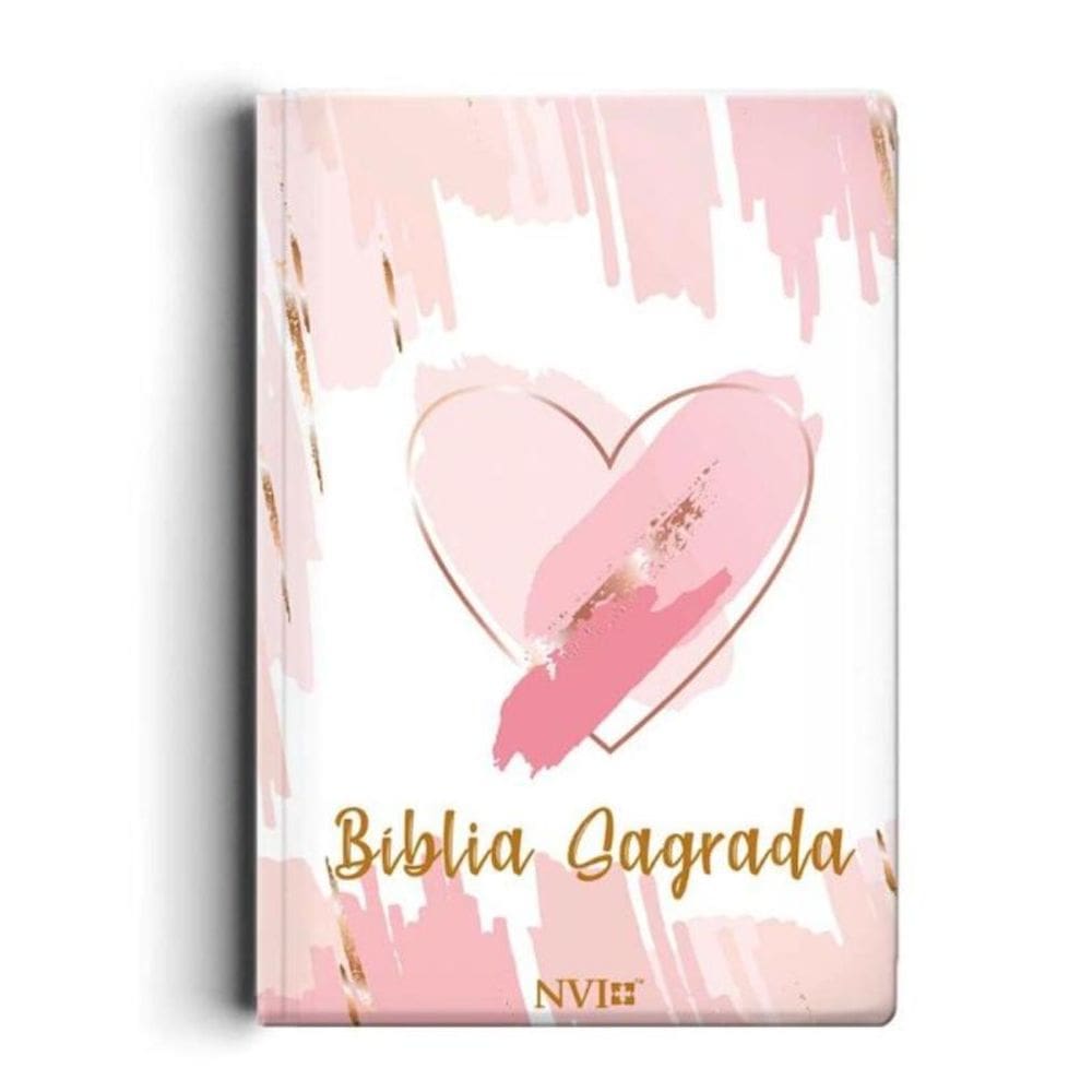 Bíblia Nvi Slim Semi Luxo - Pinceladas De Amor - Mais Leve e Mais Prática