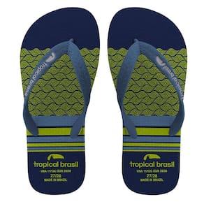 Chinelo Infantil Azul 27/28 Tropical Brasil