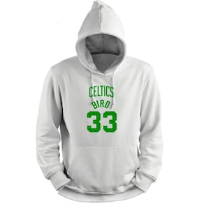 Blusa Moletom Capuz Basquete Celticss Bird 33 Basketball