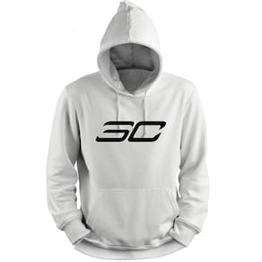 Blusa Moletom Capuz Basquete Stephen Curry Logo Basketball