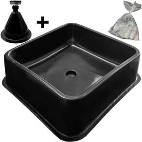 Kit Completo para Moldagem de Cubas: Forma, Suporte e Aditivos para 3 Unidades
