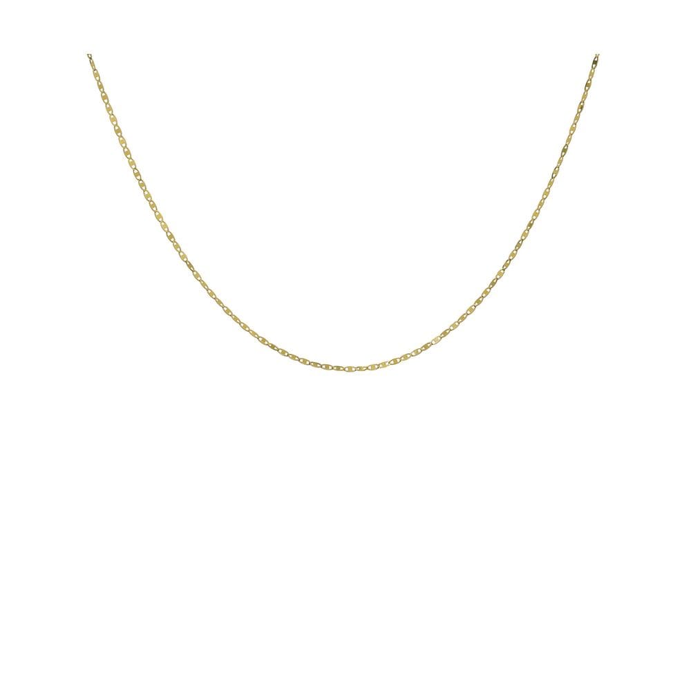 Corrente Ouro 18k Feminina Elo Cadeado 45cm Delicada