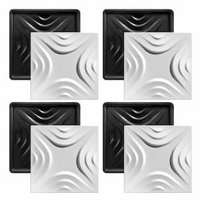 Kit 4 Formas 3d Abs - Maral 30x30 cm Placa Gesso Cimento