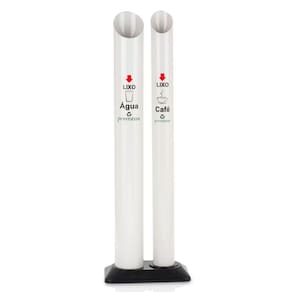 Lixeira Eco Copo Descartável Base Dupla Água e Café Premisse