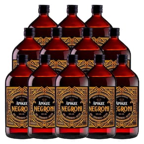 Aperitivo Apogee Negroni Gin Vermouth Bitter 1l 12 Unidades
