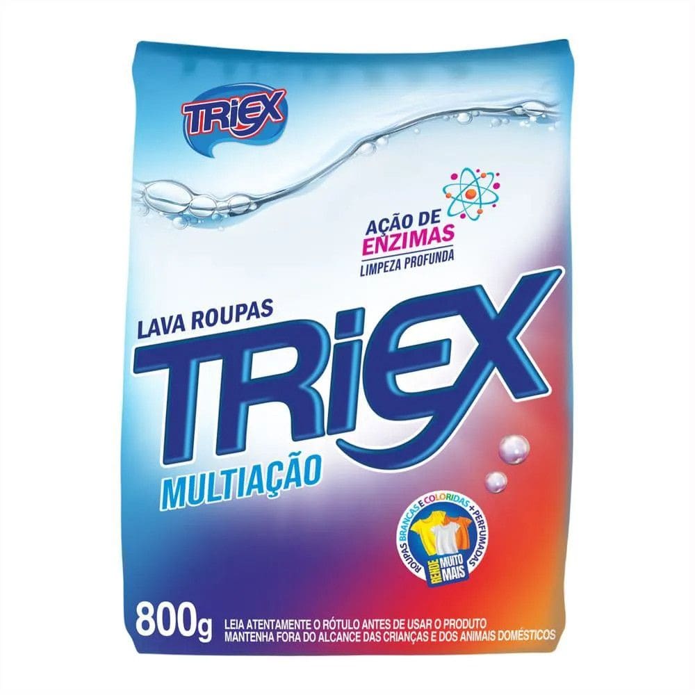 Sabão em Pó Multiacão 800 Gramas Triex
