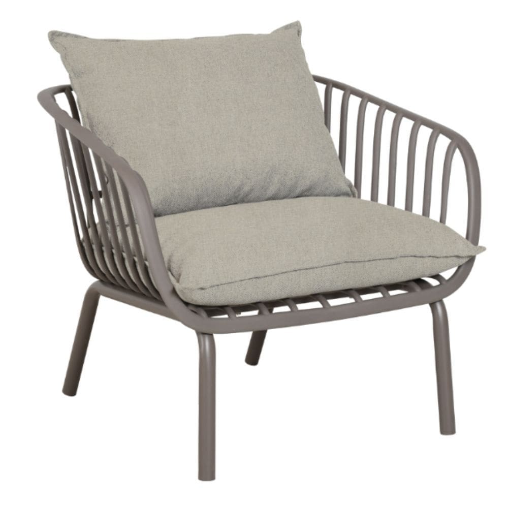 Poltrona Seiva - Bege e Amêndoa