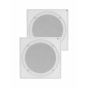 Par Arandela Teto Quadrada Ceiling Kazaudio Coaxial C6Cq 6,5