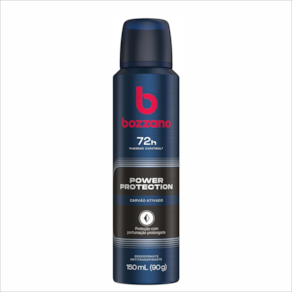 Desodorante Bozzano Aerosol 150ml Power Protection Carvão Ativado - 7891350037807 COTY