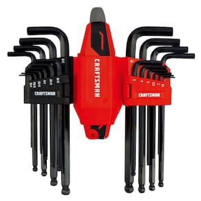 Conjunto de chaves hexagonais CRAFTSMAN Universal L-to-T Allen, 20 peças