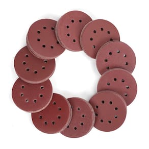 Conjunto de discos de lixar WORKPRO, lixa de 150 peças e 5 polegadas e 8 furos