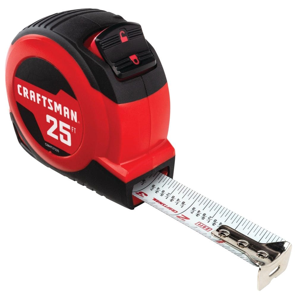 Fita métrica CRAFTSMAN CMHT37225 7,6 m de travamento automático retrátil