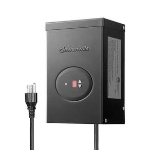 Transformador de paisagem DEWENWILS 120W com temporizador e fotocélula 12V