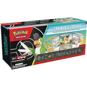Kit de ferramentas para treinadores Pokémon TCG 2024 com cartas, dados, guia e muito mais