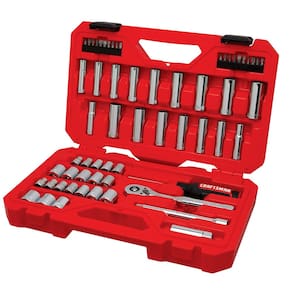 Conjunto de ferramentas mecânicas Craftsman 3/8 Drive 61 peças CMMT45161