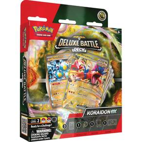 Jogo de cartas colecionáveis Pokémon Koraidon ex Deluxe Battle Deck