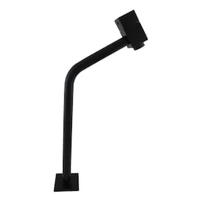 Torneira Lavatório 45° 1/4 Volta Bica Alta 37cm Preto