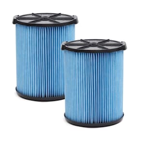 Filtro de vácuo CRAFTSMAN CMXZVBE38776 para Vacs de 18,9 L a 75,7 L, pacote com 2