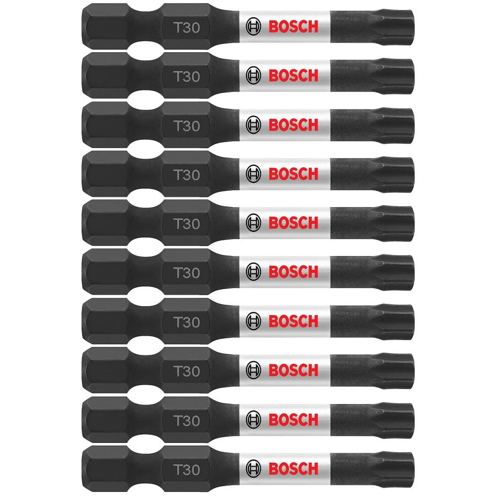 Brocas elétricas para aparafusar BOSCH ITT302B Torx #30, pacote com 10