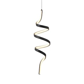 Lustre Pendente Sindora DCD03236 Preto Led Bivolt