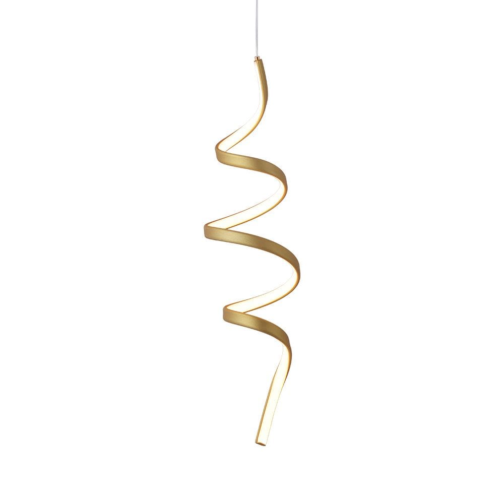 Lustre Pendente Sindora DCD03235 Dourado Led Bivolt