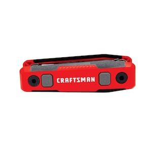 Conjunto de chaves hexagonais CRAFTSMAN Folding Locking 8 peças SAE