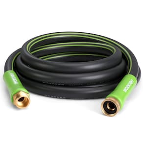 Mangueira de jardim WORKPRO Heavy Duty 5/8 polegadas x 10 pés com conexões de latão