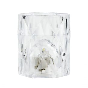 Luminária Copo Transparente 5.5x4.5cm - Tudo Em Caixa