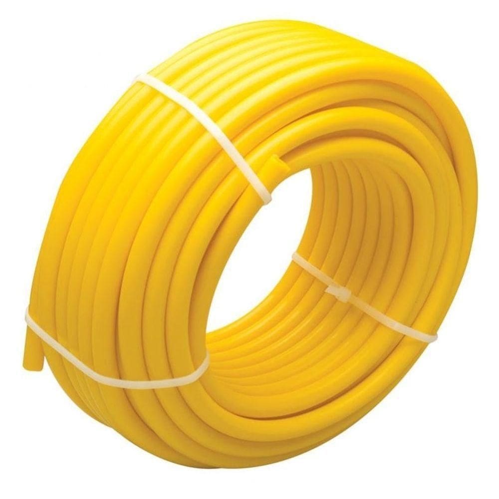 Mangueira Tubo Isolador Cerca Rural Amarelo 25m Zebu 3/8 7/16 Medida 7/16